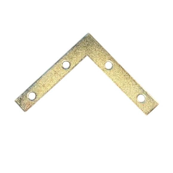 20 pcs New 3"x3" Flat Corner L brackets, Bundle, Hardware, 90 degree brace joint - Picture 3 of 3